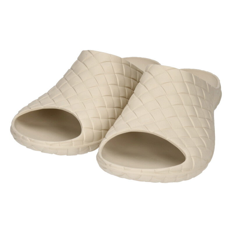 BOTTEGA VENETA Intrecciato Slider Sandals Beige Size 12