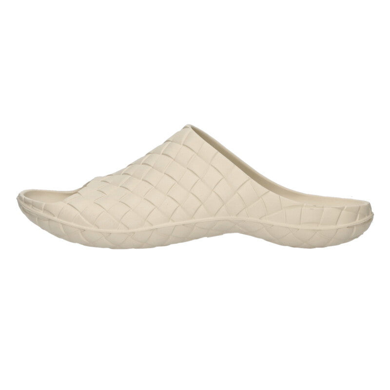 BOTTEGA VENETA Intrecciato Slider Sandals Beige Size 12