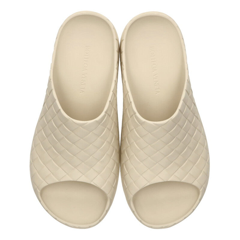 BOTTEGA VENETA Intrecciato Slider Sandals Beige Size 12