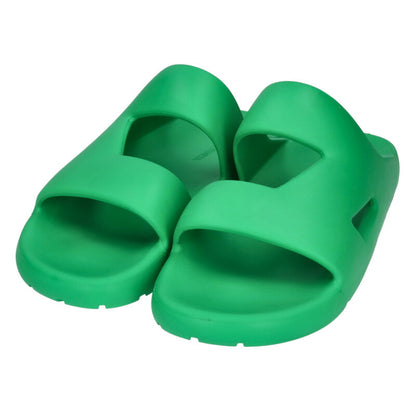 BOTTEGA VENETA Band Rubber Slide Sandals Green Size 12