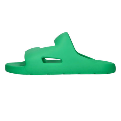 BOTTEGA VENETA Band Rubber Slide Sandals Green Size 12