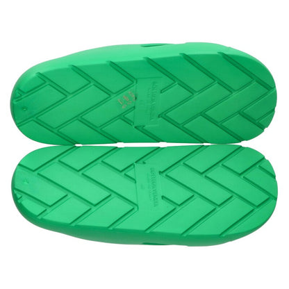 BOTTEGA VENETA Band Rubber Slide Sandals Green Size 12