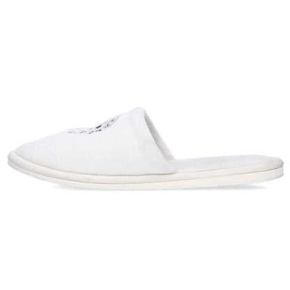 Chrome Hearts Horseshoe Embroidered Sandals White x Black Size S
