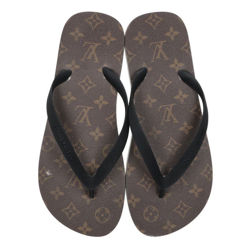 Louis Vuitton Sandals Brown x Black Size 8