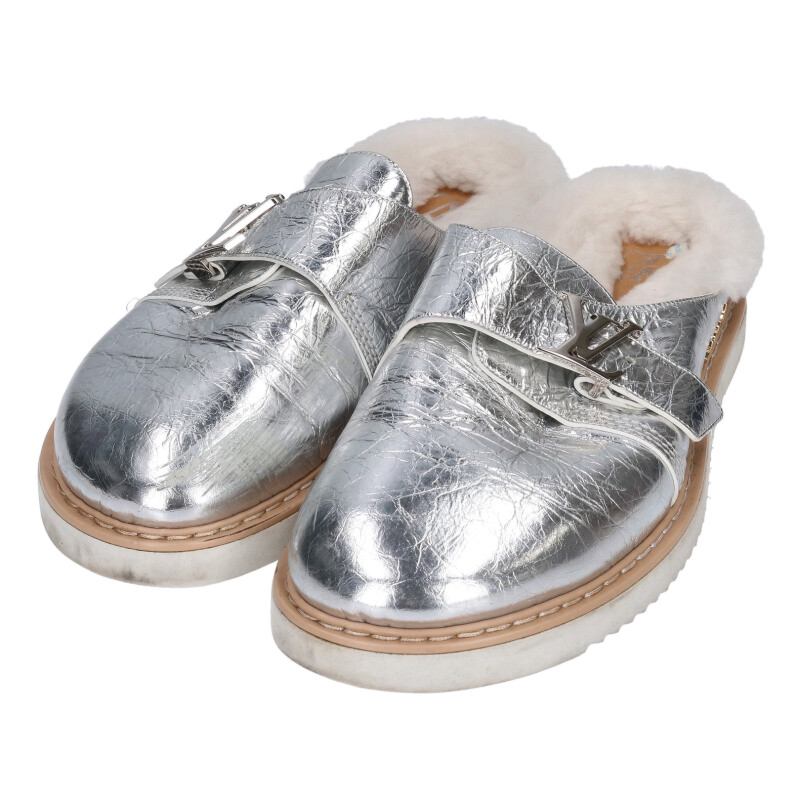 Louis Vuitton LV Sandals Silver Size 8