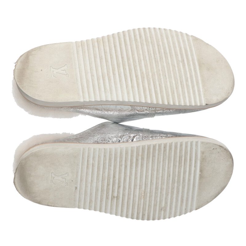 Louis Vuitton LV Sandals Silver Size 8