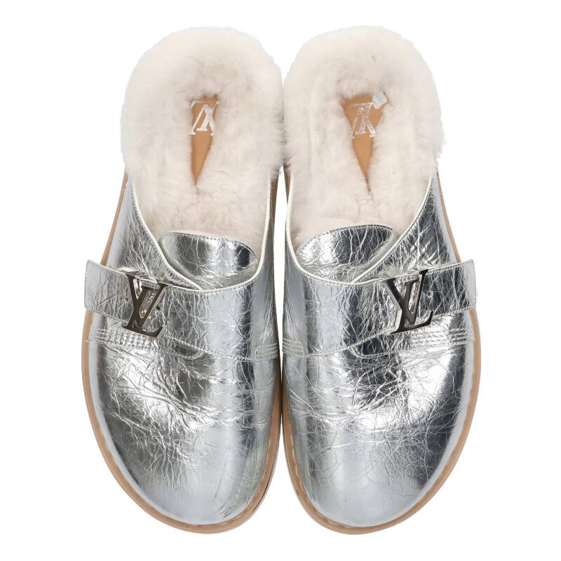 Louis Vuitton LV Sandals Silver Size 8