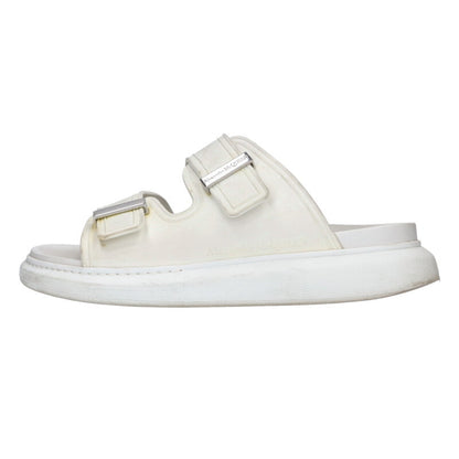 Alexander McQueen Hybrid Rubber Slide Sandals White Size 8.5