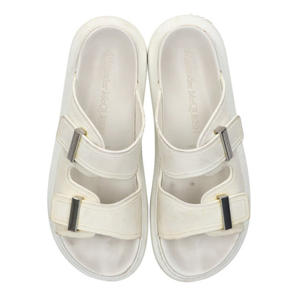 Alexander McQueen Hybrid Rubber Slide Sandals White Size 8.5