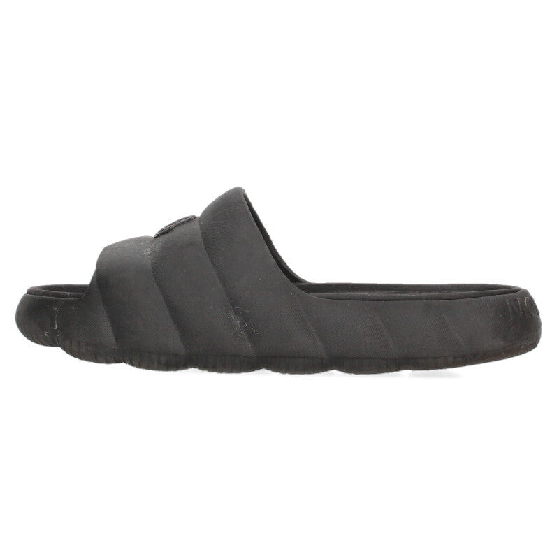 MONCLER Lilo Rubber Slide Sandals Black Size 10.5