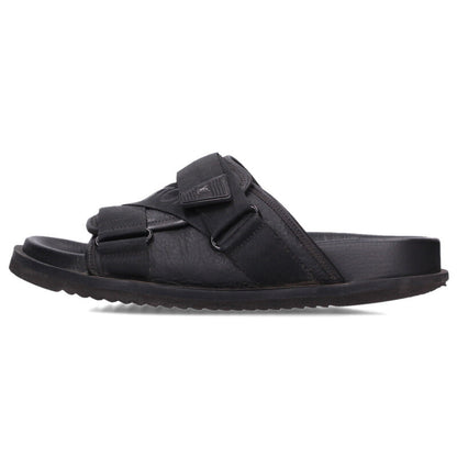 LOUISVUITTON Black Velcro Sandals Size 7