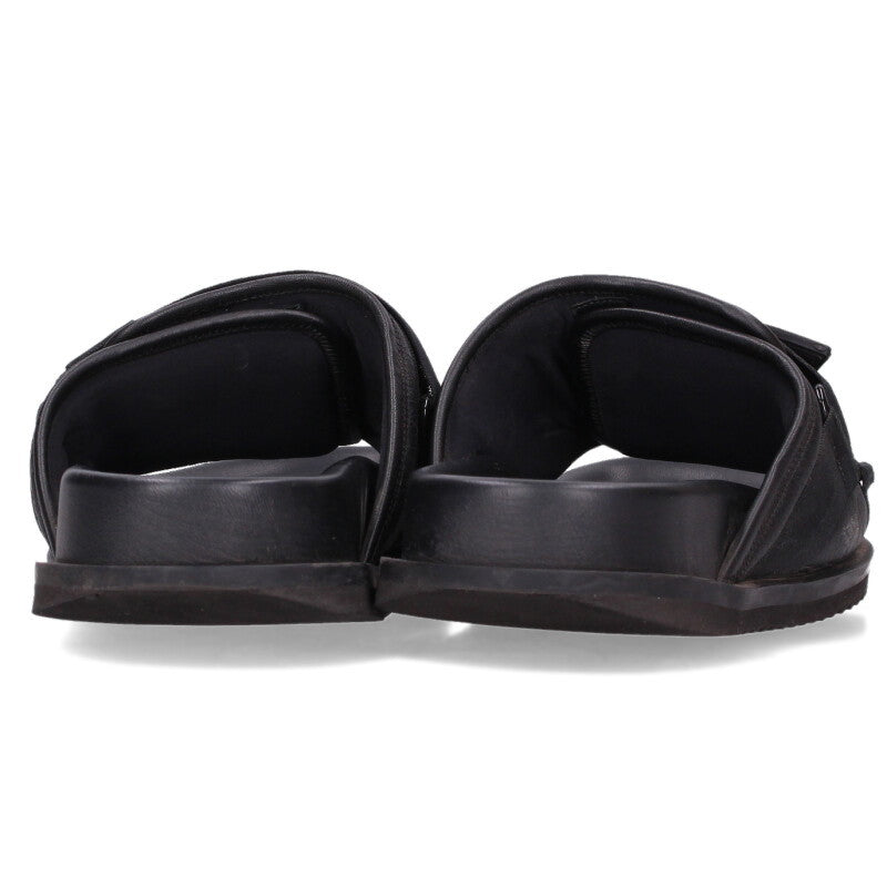 LOUISVUITTON Black Velcro Sandals Size 7