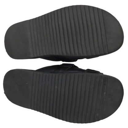 LOUISVUITTON Black Velcro Sandals Size 7