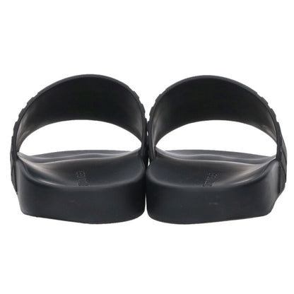BOTTEGA VENETA Rubber Sandals Black Size 10.5