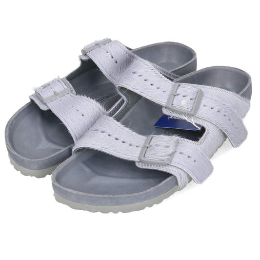 Rick Owens x BIRKENSTOCK Arizona Fur Sandals Gray Size 9.5