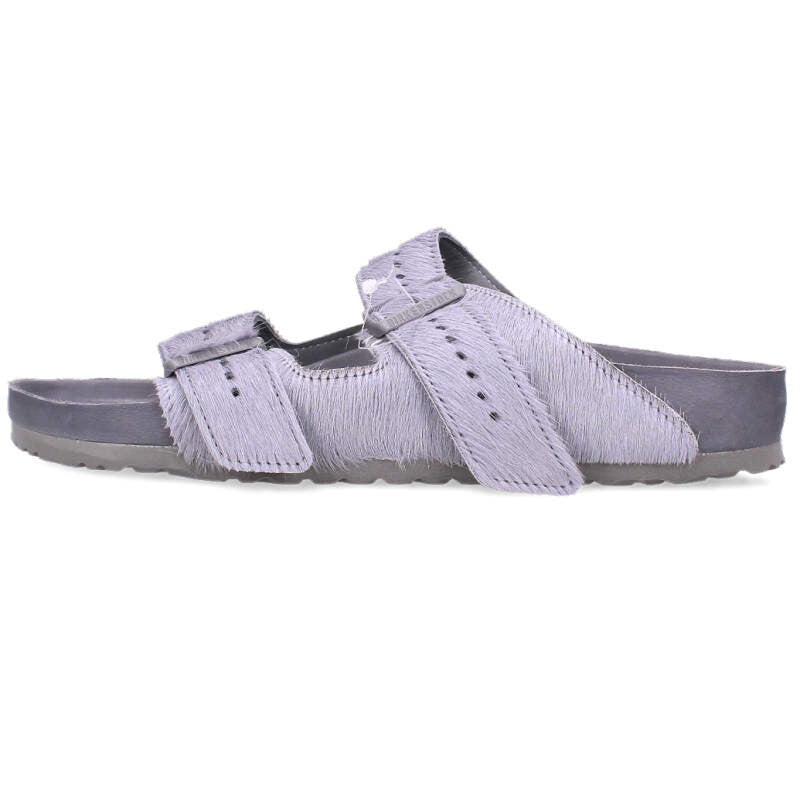 Rick Owens x BIRKENSTOCK Arizona Fur Sandals Gray Size 9.5