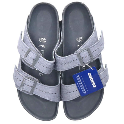 Rick Owens x BIRKENSTOCK Arizona Fur Sandals Gray Size 9.5