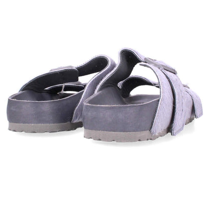 Rick Owens x BIRKENSTOCK Arizona Fur Sandals Gray Size 9.5
