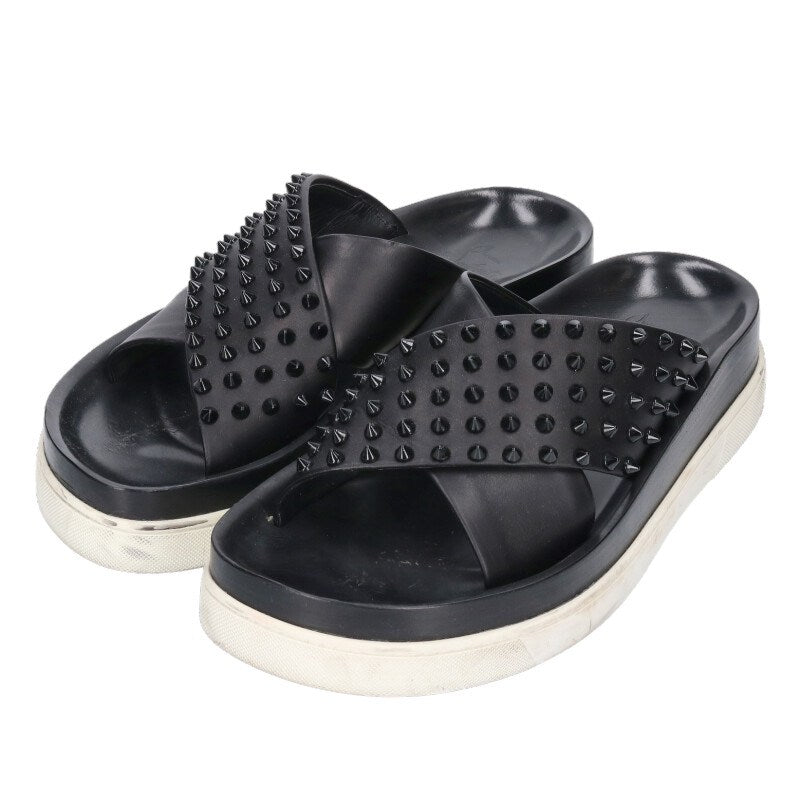 Christian Louboutin Cross Strap Studded Sandals Size 6.5