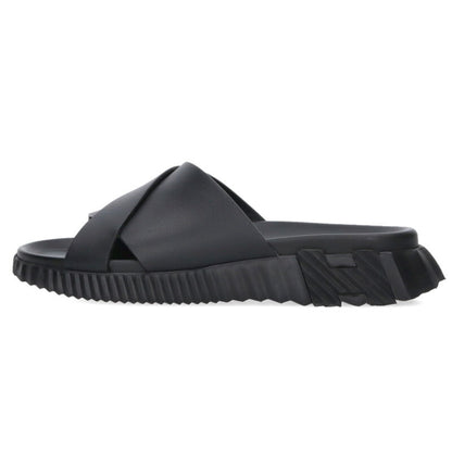 HERMES Infra Sandals Black Size 7.5