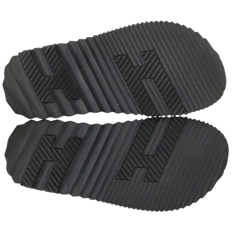 HERMES Infra Sandals Black Size 7.5