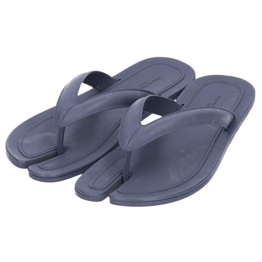 Maison Margiela Tabi Rubber Sandals Navy Size 37