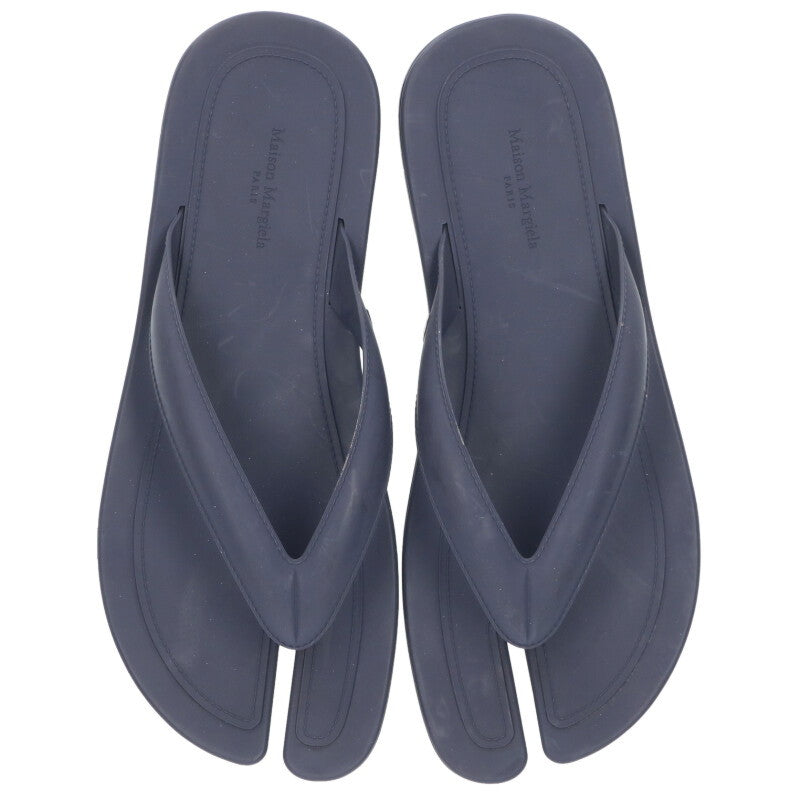 Maison Margiela Tabi Rubber Sandals Navy Size 37