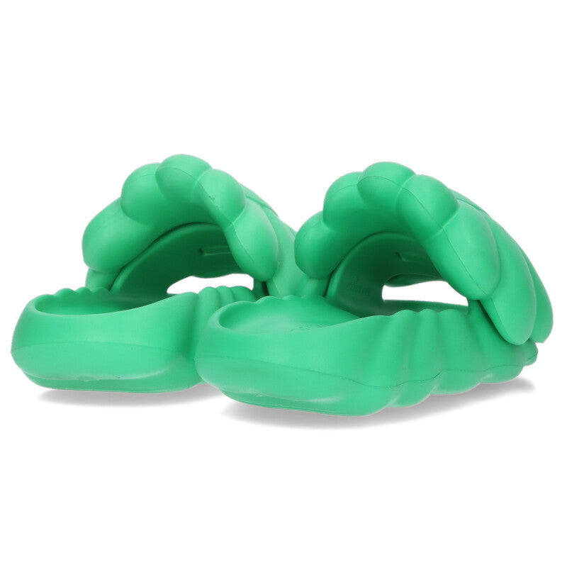 MURAKAMITAKASHI Ohana Full-Boom Flower Sandals Green Size 10