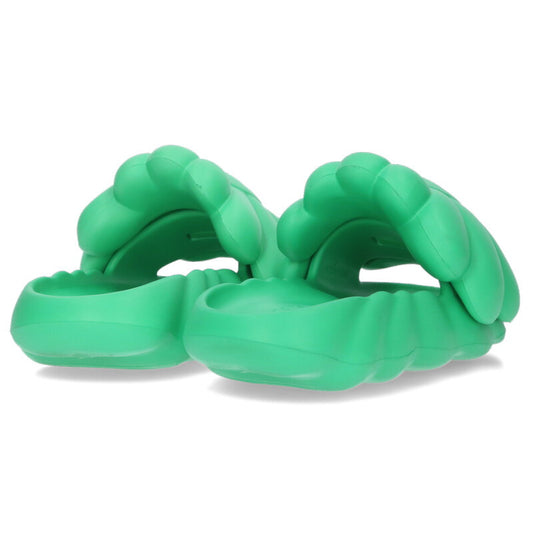 MURAKAMITAKASHI Ohana Full-Boom Flower Sandals Green Size 10