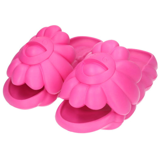 MURAKAMITAKASHI Ohana Full-Boom Flower Sandals Pink Size 10