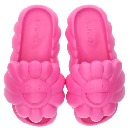 MURAKAMITAKASHI Ohana Full-Boom Flower Sandals Pink Size 10