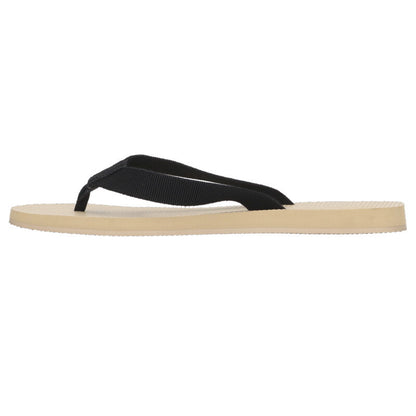 THEROW Dune Classic Rubber Sandals Beige Black Size 7.5
