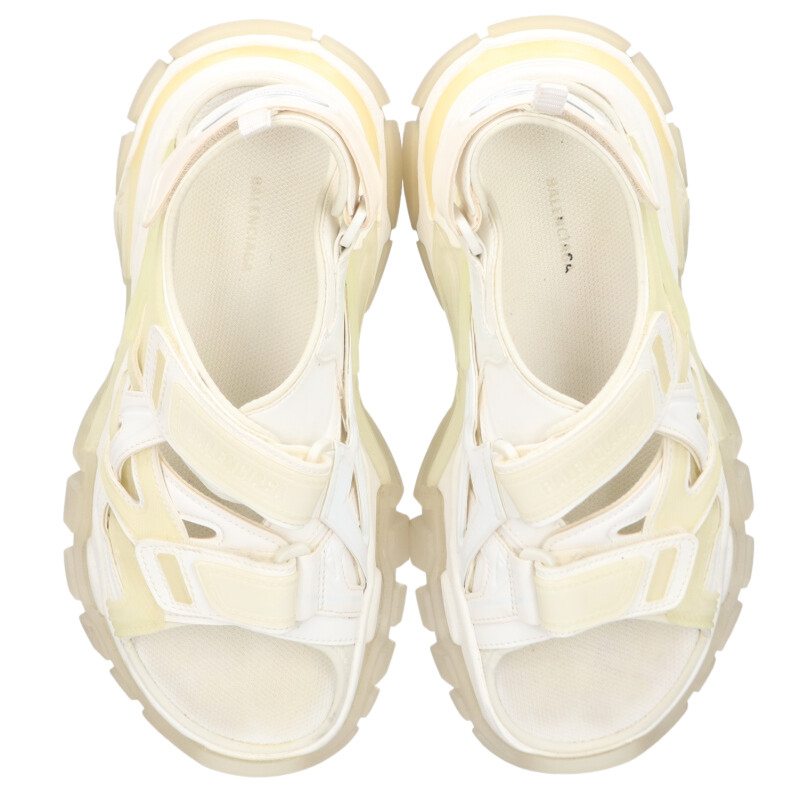 BALENCIAGA Track Sandal White Size 6.5