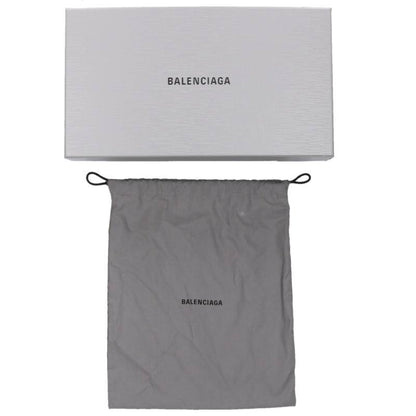 BALENCIAGA Sunday Mule Leather Sandals Black Size 9.5