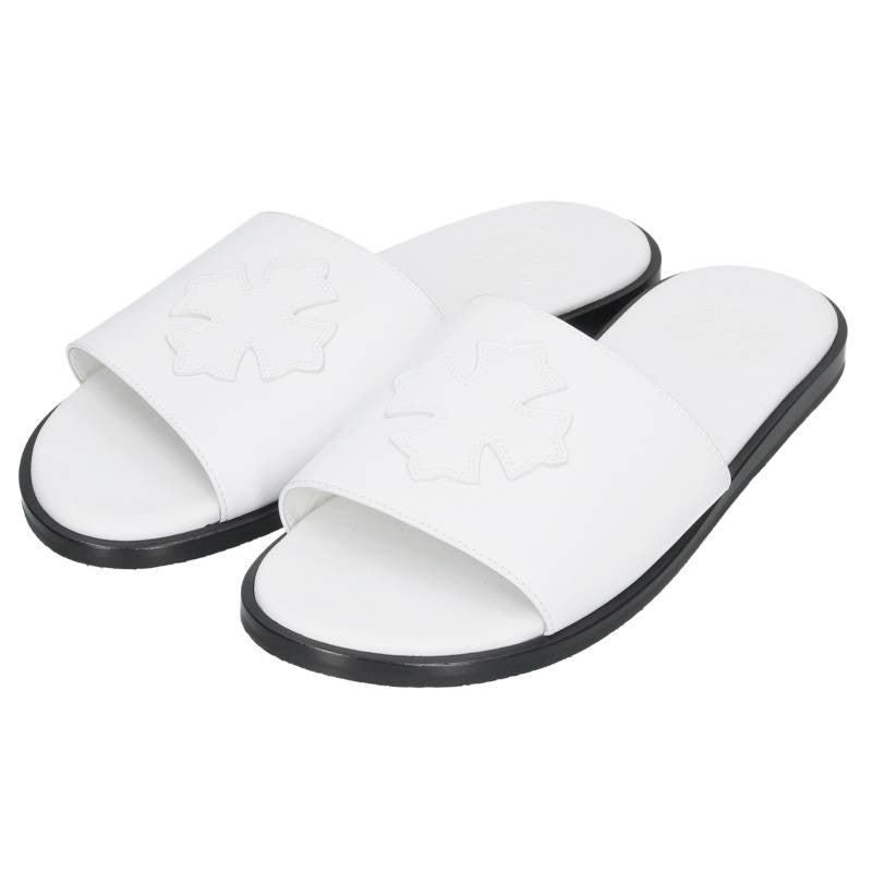 Chrome Hearts CH Plus Patch Leather Sandals Multi Size EU 41