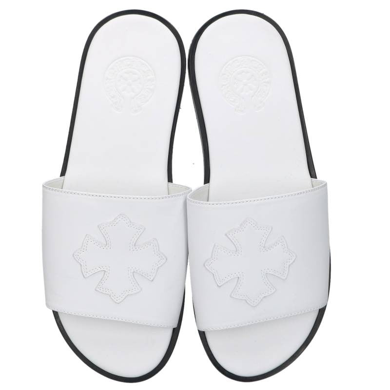 Chrome Hearts CH Plus Patch Leather Sandals Multi Size EU 41