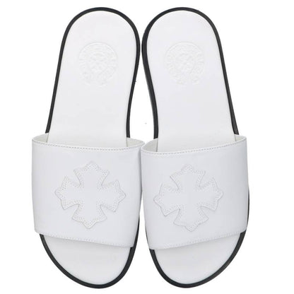 Chrome Hearts CH Plus Patch Leather Sandals Multi Size EU 41