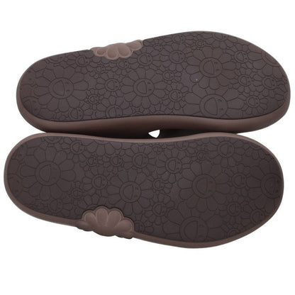 TAKASHI MURAKAMI KAIKAI KIKI Ohana Sandals Brown Size 10US