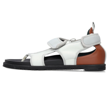 HERMES Giorno Neoprene Velcro Strap Sandals Multi Size EU 42