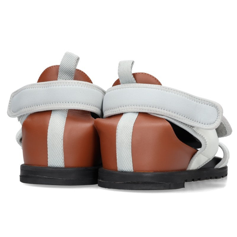 HERMES Giorno Neoprene Velcro Strap Sandals Multi Size EU 42