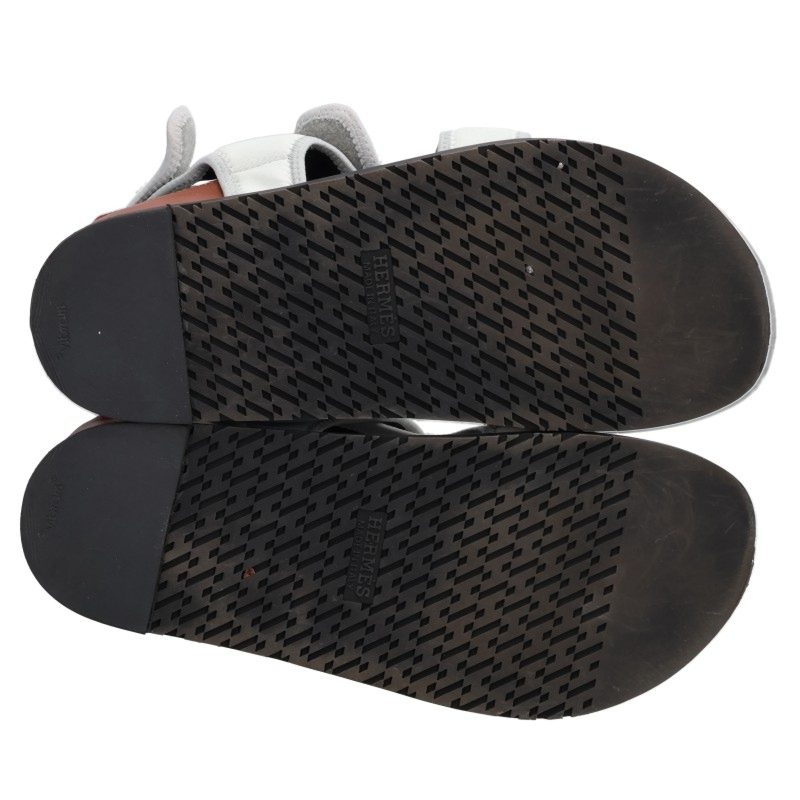 HERMES Giorno Neoprene Velcro Strap Sandals Multi Size EU 42