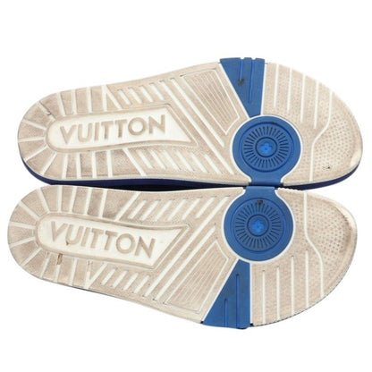 LOUISVUITTON LV Trainer Line Mule Logo Sandals Blue Size 7