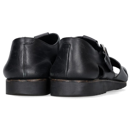 Paraboot Pacific Gurkha Sandals Black Silver Size EU 42