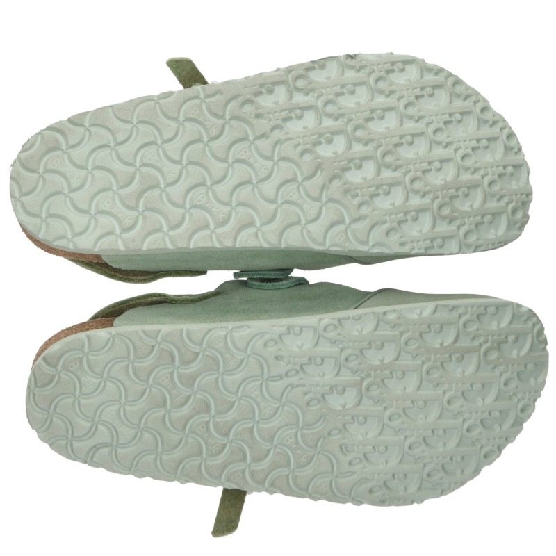 DIOR x BIRKENSTOCK Tokio Suede Light Green Sandals Size EU 43