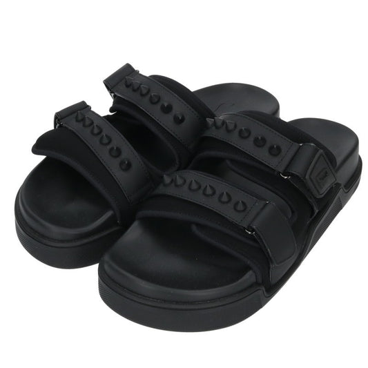 Christian Louboutin DADDY POOL FLAT Sandals Black Size 40.5