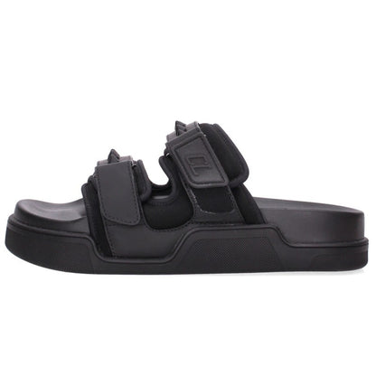 Christian Louboutin DADDY POOL FLAT Sandals Black Size 40.5