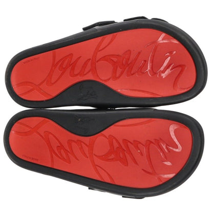 Christian Louboutin DADDY POOL FLAT Sandals Black Size 40.5