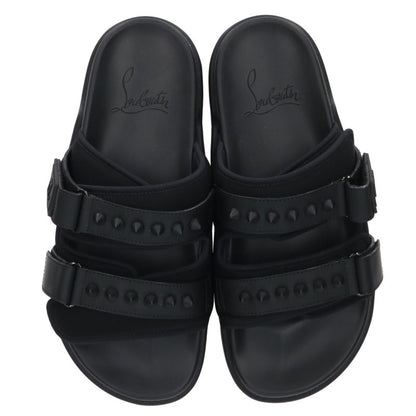 Christian Louboutin DADDY POOL FLAT Sandals Black Size 40.5