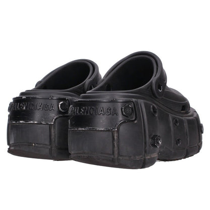 BALENCIAGA Hardcrocs Sandal Black Size EU 40