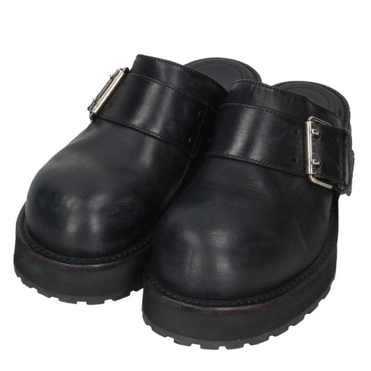 BALENCIAGA VENOM Vintage Finish Sandals Black Size EU 42